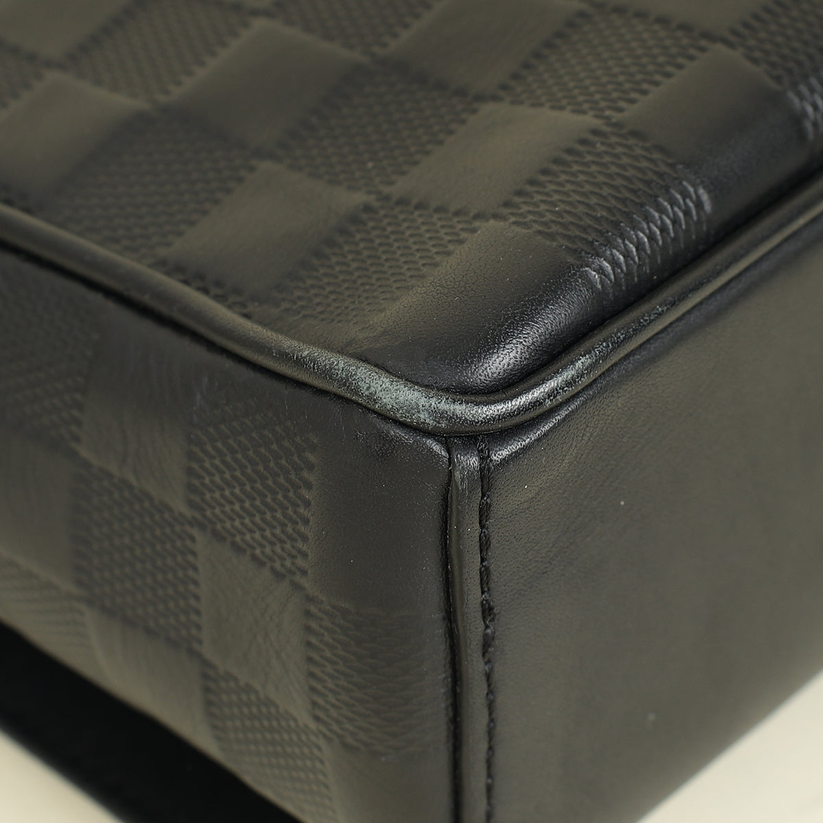 Louis Vuitton Black Damier Infini District PM Messenger Bag