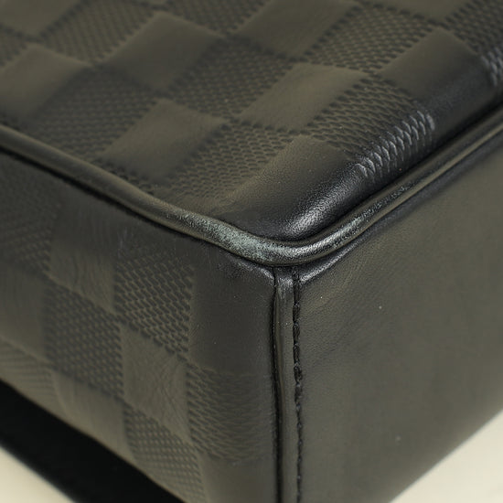 Louis Vuitton Black Damier Infini District PM Messenger Bag