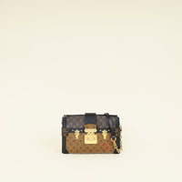 Louis Vuitton Bicolor Monogram Reverse Trunk Clutch Bag