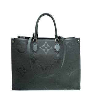 Louis Vuitton Noir Empreinte Monogram Giant Onthego GM Bag