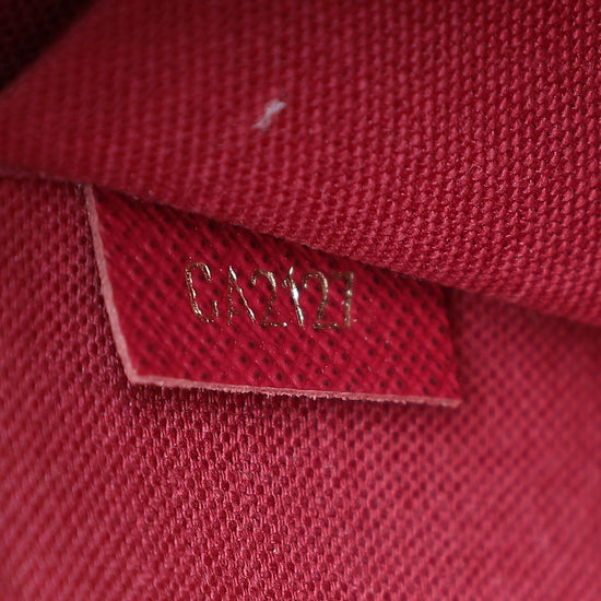 Louis Vuitton Monogram Fuchsia Pink Félicie Pochette W/ Extra Long Chain