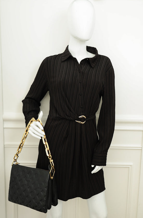 Louis Vuitton Black Monogram Embossed Coussin PM Bag-Louis Vuitton-THE CLOSET