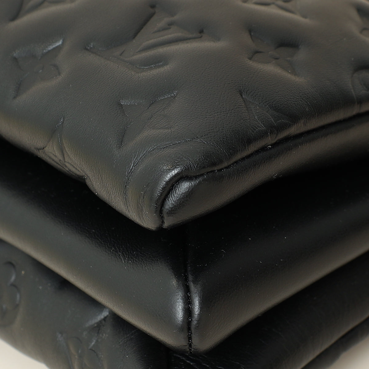 Louis Vuitton Black Monogram Embossed Coussin PM Bag-Louis Vuitton-THE CLOSET