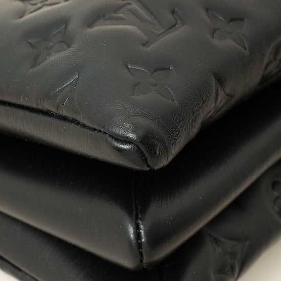 Louis Vuitton Black Monogram Embossed Coussin PM Bag-Louis Vuitton-THE CLOSET