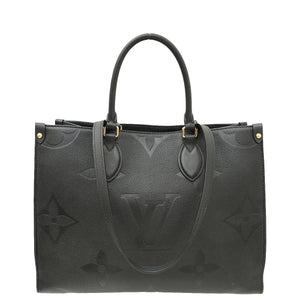 حقيبة لويس فويتون سوداء Monogram Empreinte Onthego MM 