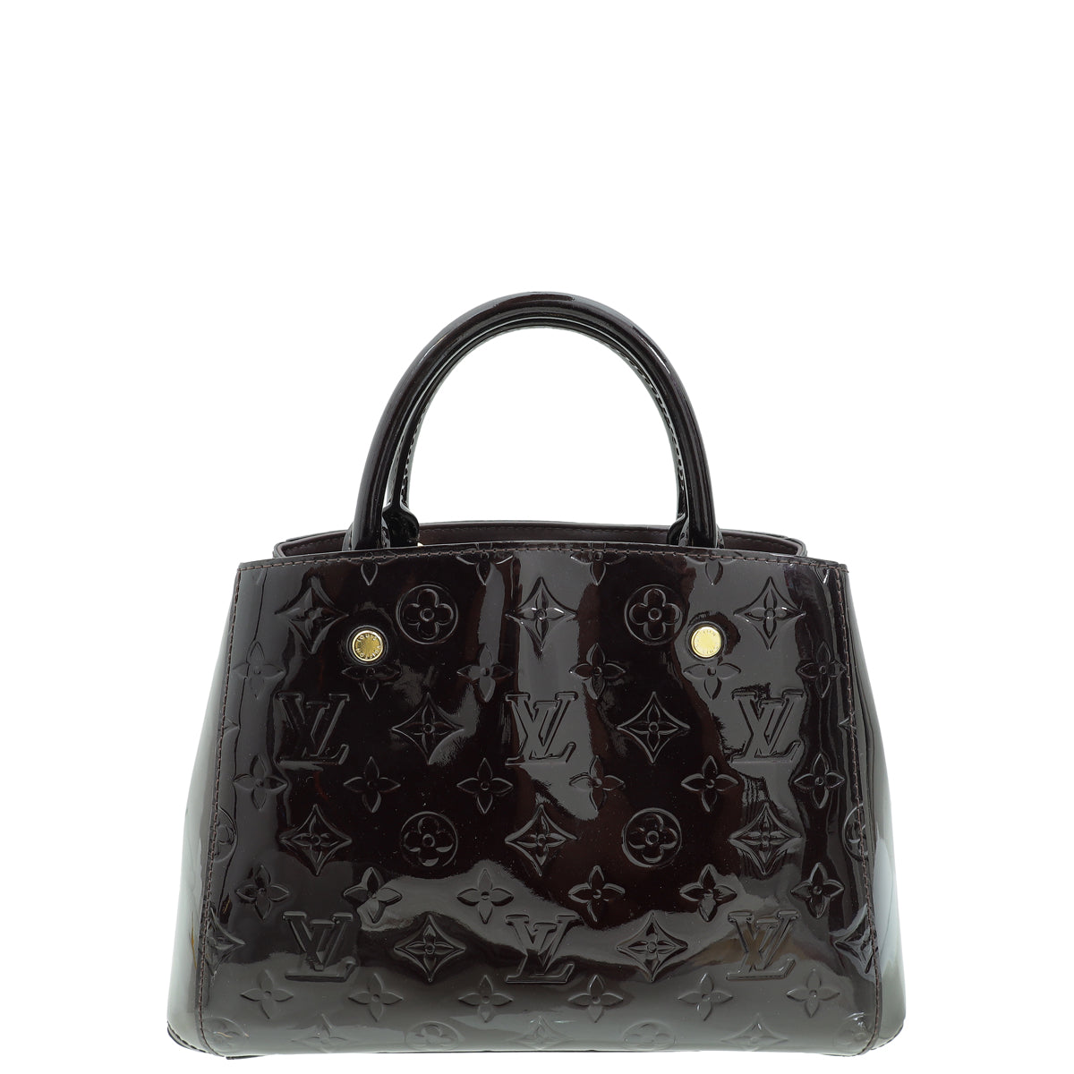Louis Vuitton Amarante Monogram Vernis Montaigne BB Bag-Louis Vuitton-THE CLOSET