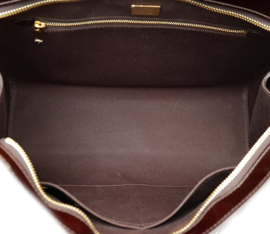 Louis Vuitton Amarante Monogram Vernis Brea NM - MM Bag