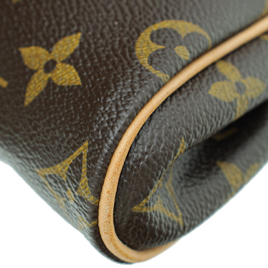 Louis Vuitton Brown Monogram Eva Clutch Bag