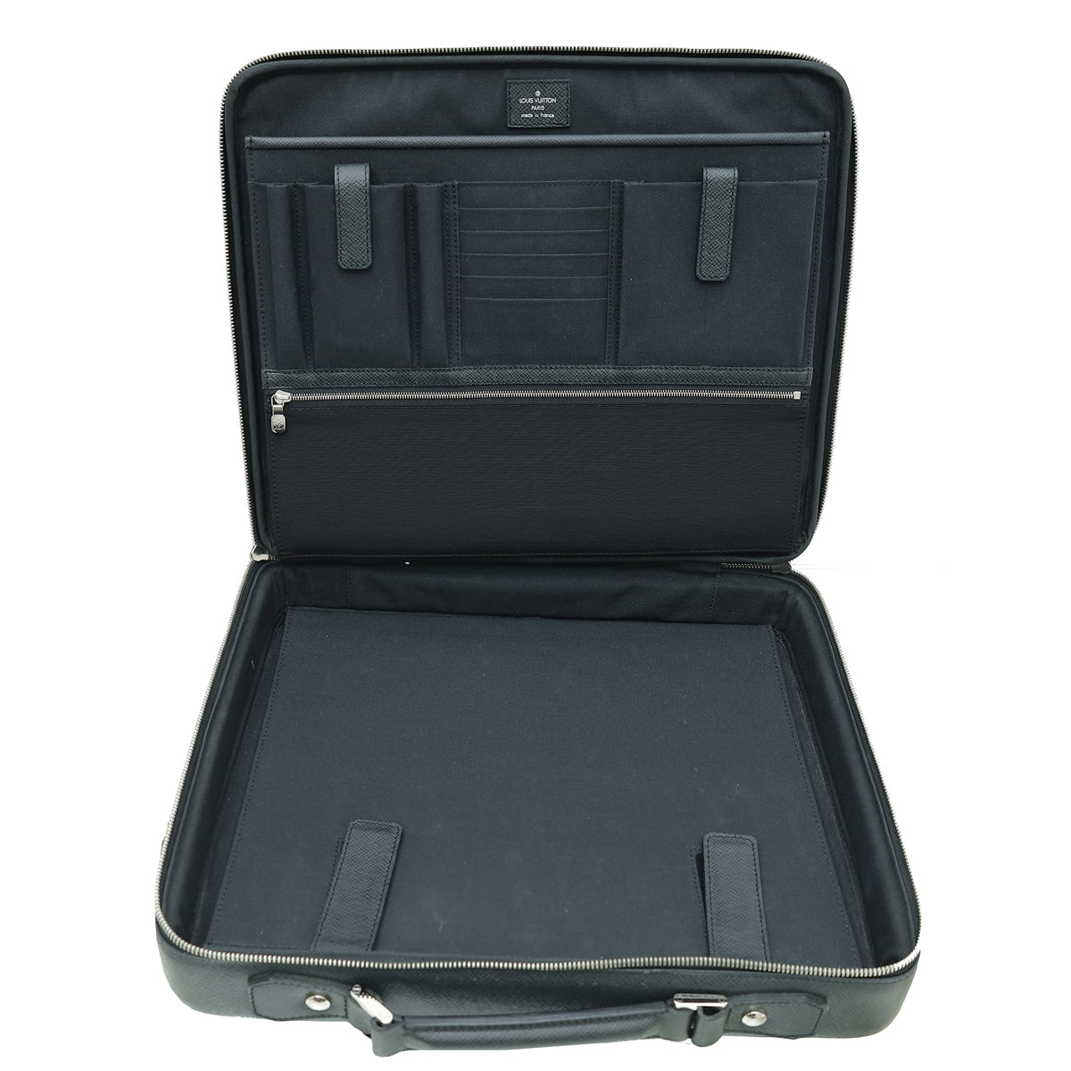 Louis Vuitton ブラック ケース⭐︎ Louis Vuitton Black Taiga Leather Alzer 70 Hardsided Trunk