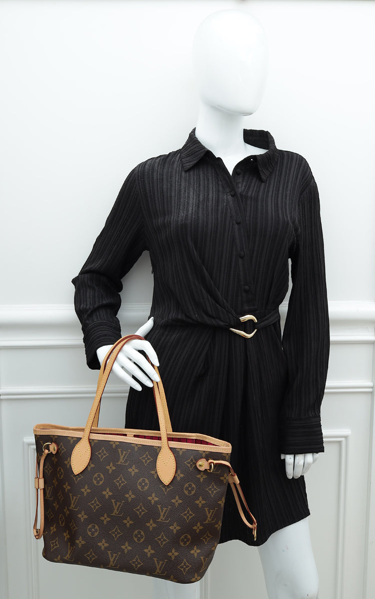Louis Vuitton Monogram Neverfull PM W/Pouch Bag – THE CLOSET