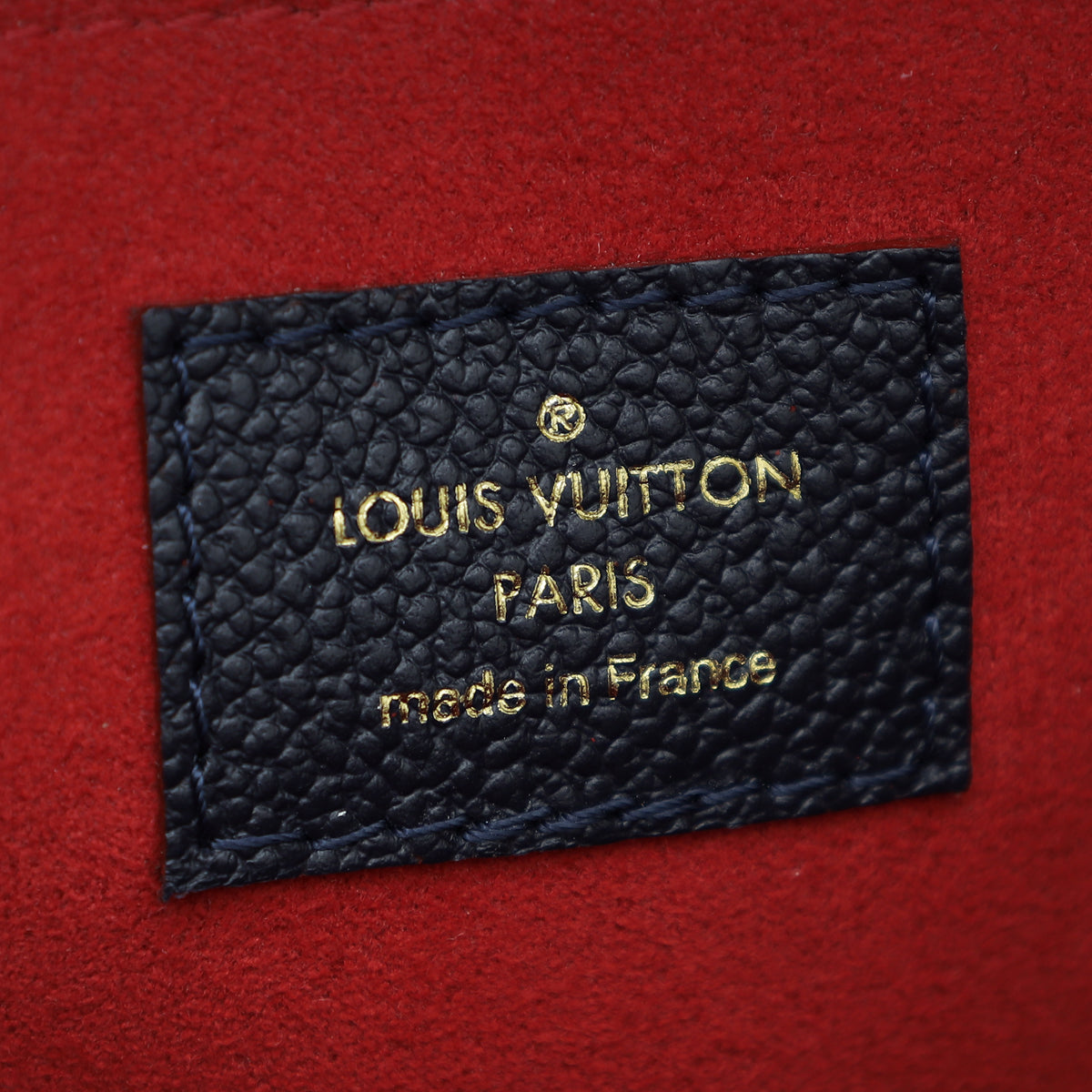 Louis Vuitton Blue Monogram Empreinte Vavin PM Navy blue Leather ref.764031  - Joli Closet