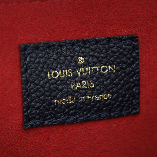 Louis Vuitton Blue Marine Monogram Empreinte Vavin PM Bag