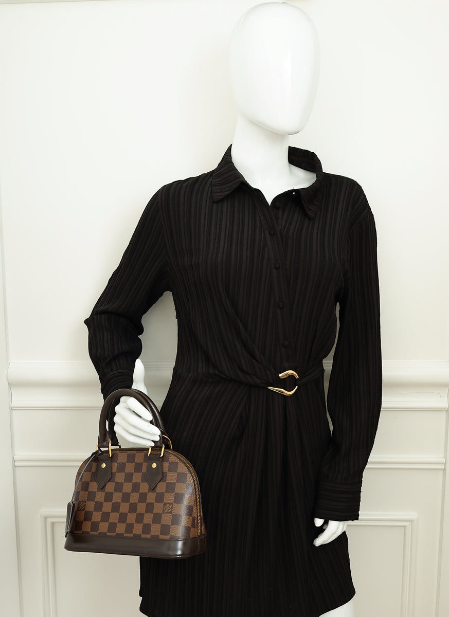 Louis Vuitton Damier Ebene Alma BB Bag-Louis Vuitton-THE CLOSET