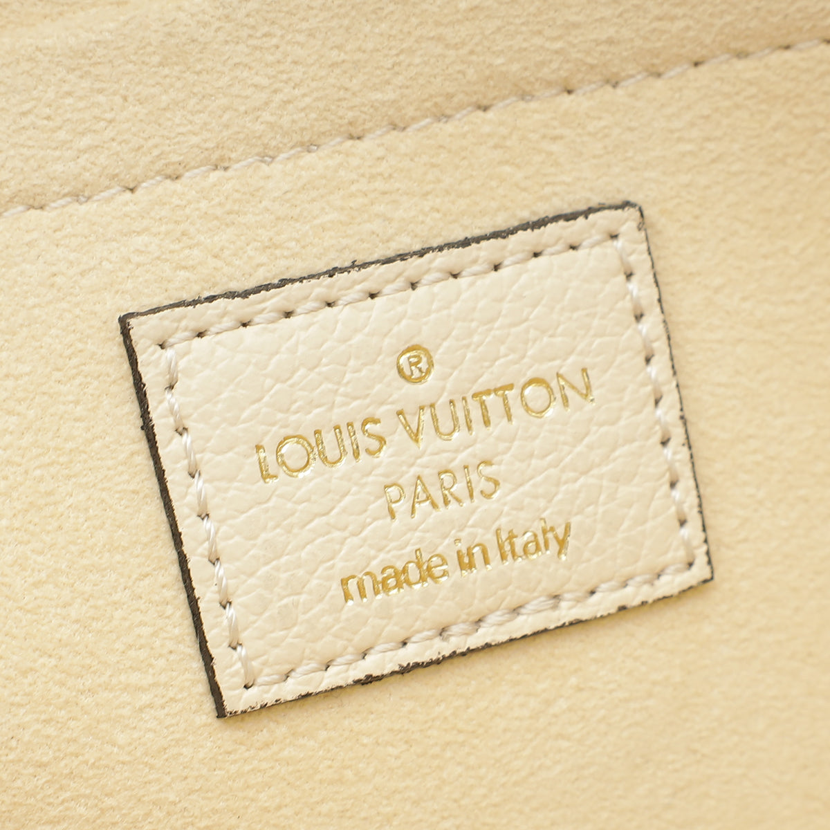 Louis Vuitton Creme Monogram Empreinte Félicie Pochette