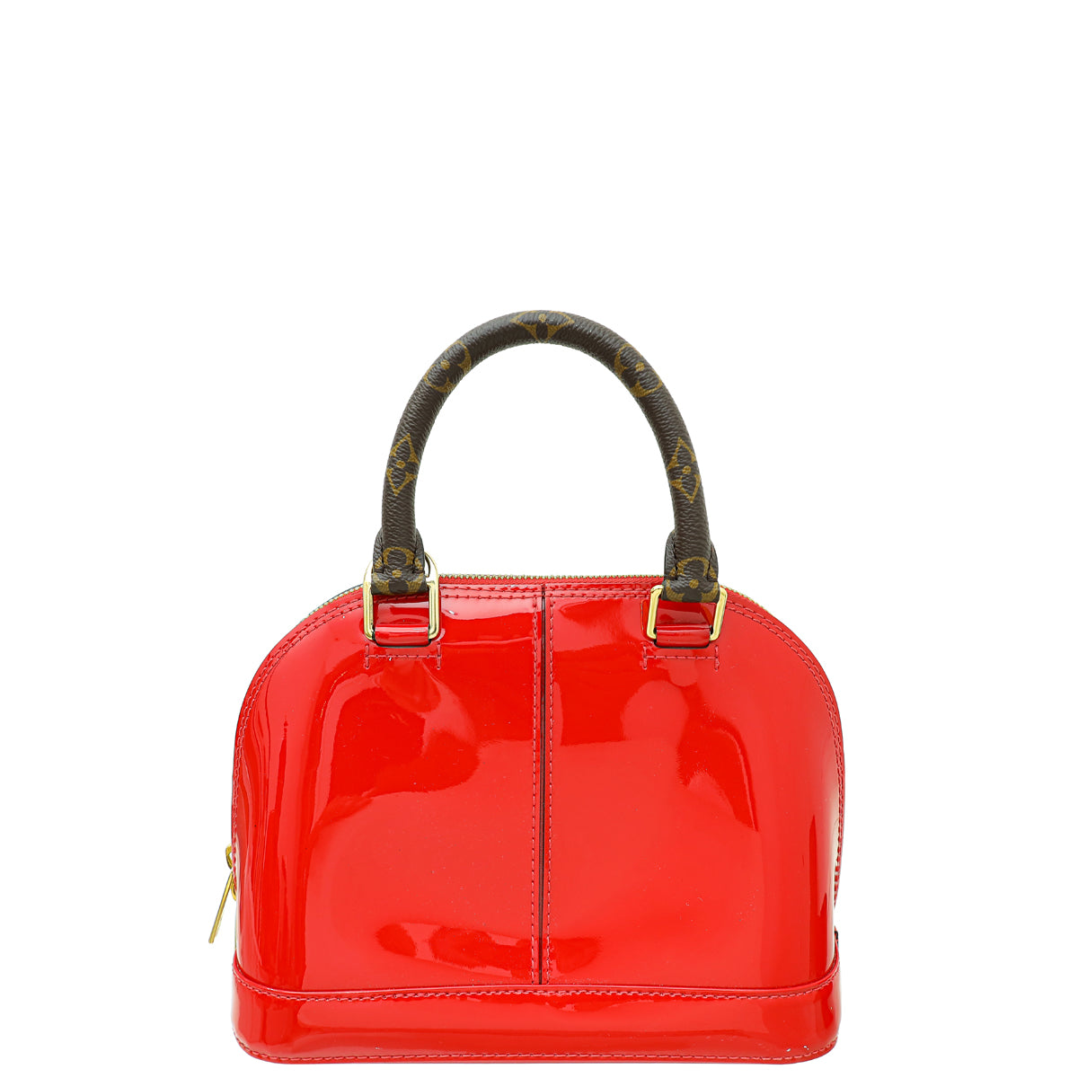 Louis Vuitton Scarlet Vernis Lisse Monogram Alma BB Bag-Louis Vuitton-THE CLOSET