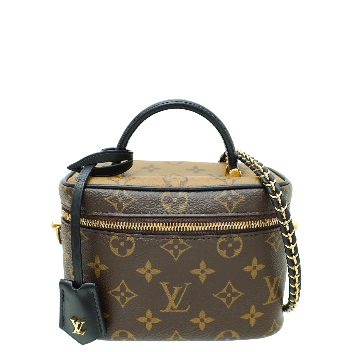 Louis Vuitton Brown Monogram Reverse Vanity PM Bag-Louis Vuitton-THE CLOSET