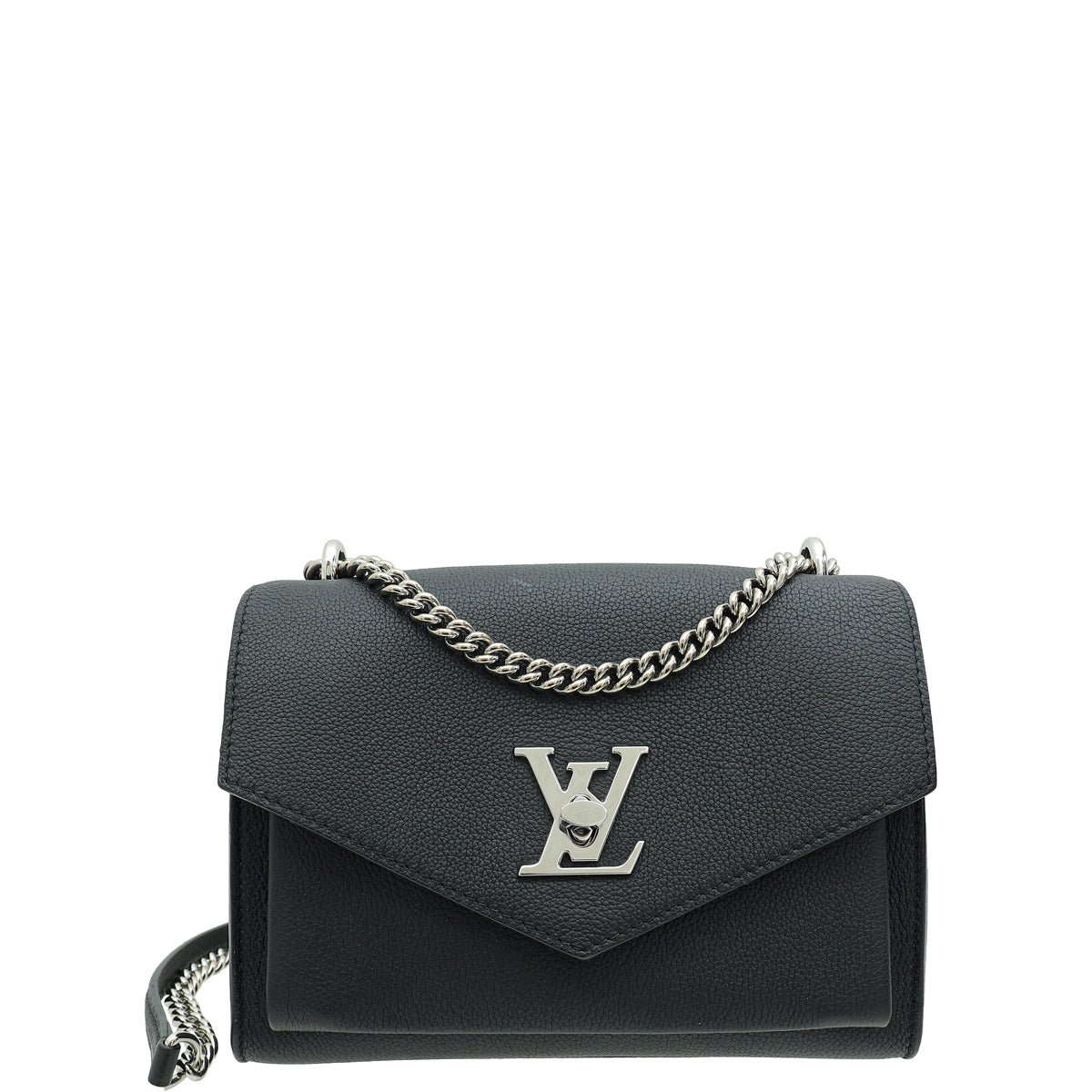 Louis Vuitton Black MyLockMe Chain Bag-Louis Vuitton-THE CLOSET