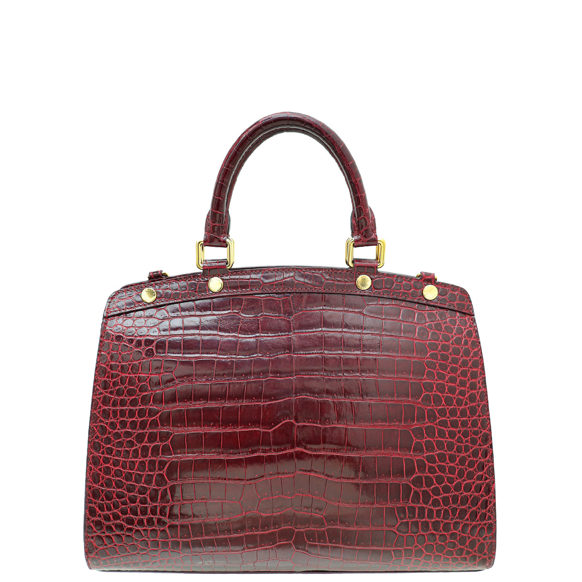 Louis Vuitton Burgundy Alligator Brea MM Bag-Louis Vuitton-THE CLOSET