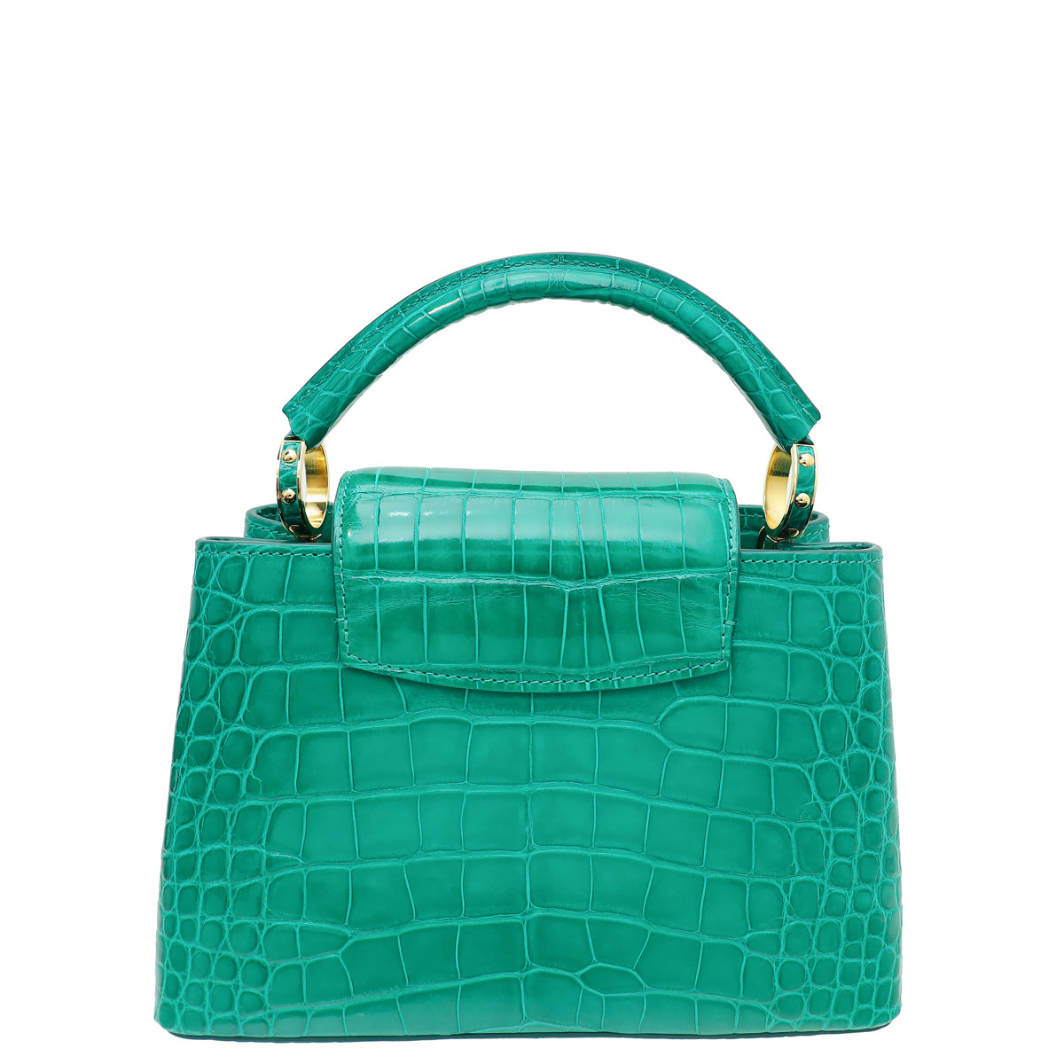 Louis Vuitton Emeraude Alligator Brilliant Capucines BB Bag-Louis Vuitton-THE CLOSET
