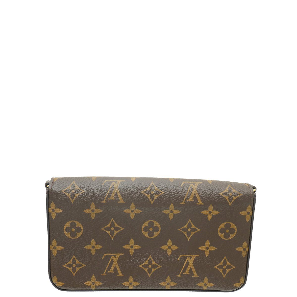 Louis Vuitton Brown Monogram Pochette Felicie-Louis Vuitton-THE CLOSET