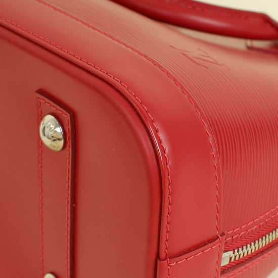 Louis Vuitton Red Alma PM Bag