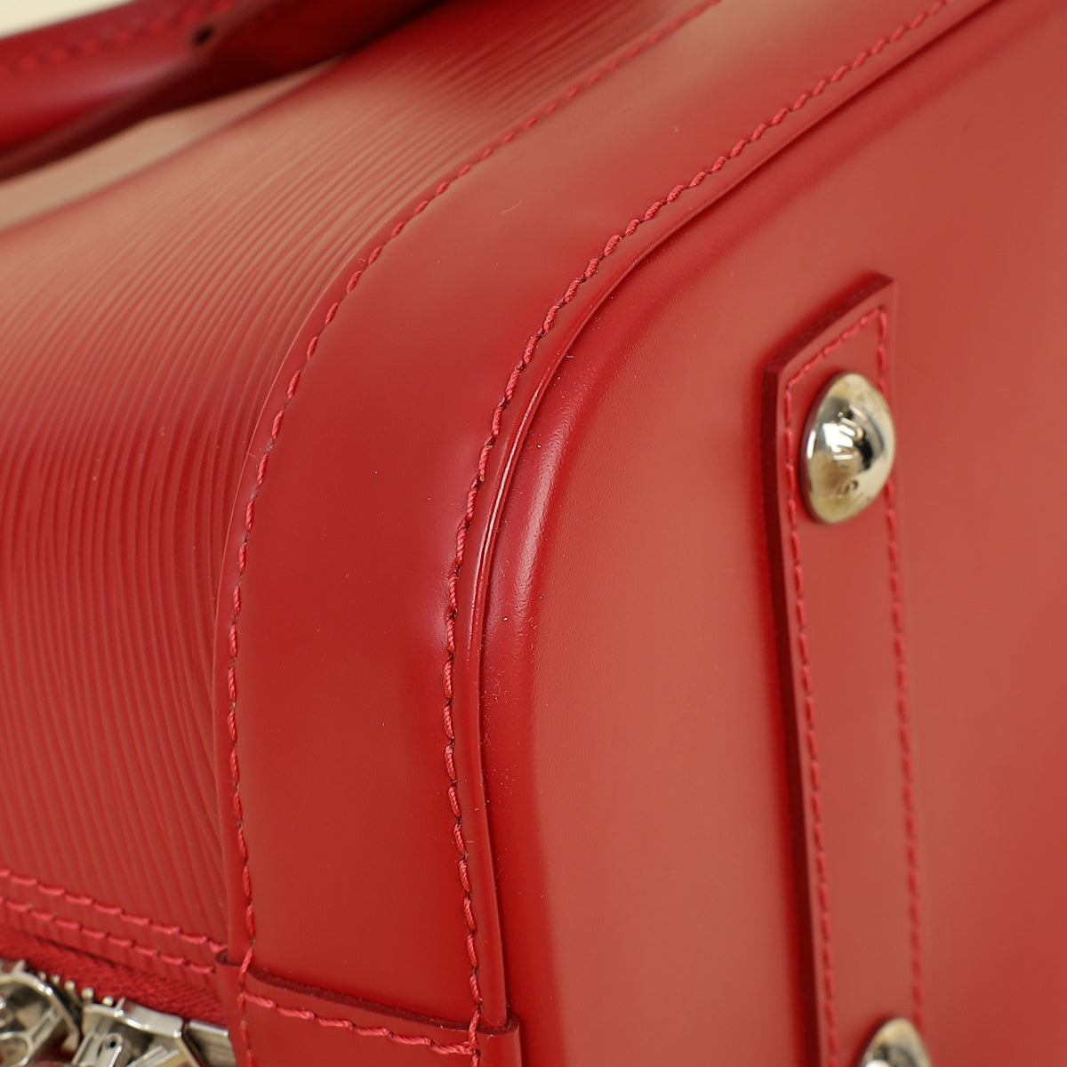 Louis Vuitton Red Alma PM Bag