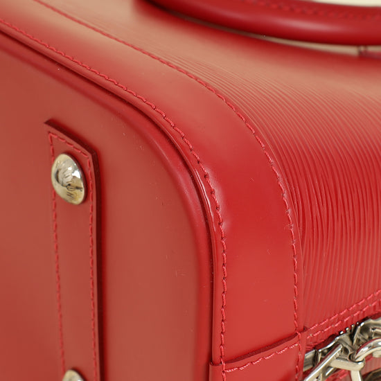 Louis Vuitton Red Alma PM Bag