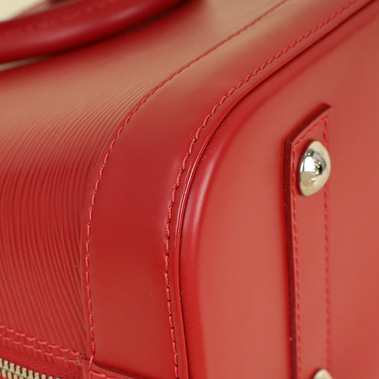 Louis Vuitton Red Alma PM Bag