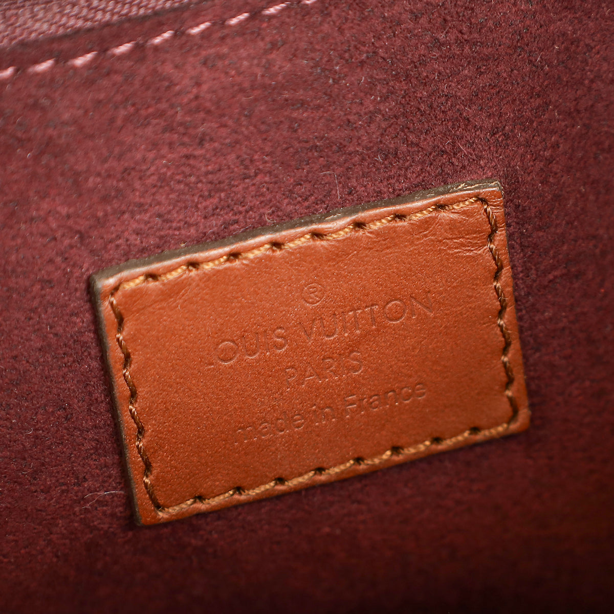 Louis Vuitton Ebene Damier Ascot Bag w/ Initial S