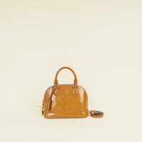 Louis Vuitton Noisette Monogram Vernis Alma BB Bag