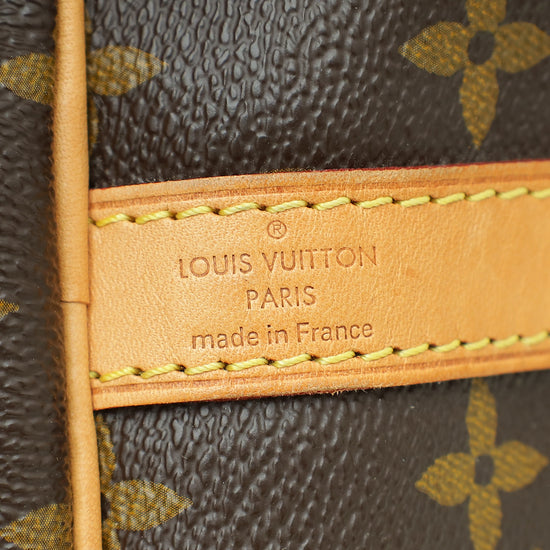 Louis Vuitton Brown Monogram Speedy Bandouliere 35 Bag