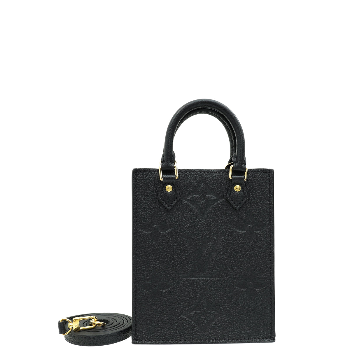 Louis Vuitton Noir Monogram Empreinte Petit Sac Plat Bag-Louis Vuitton-THE CLOSET
