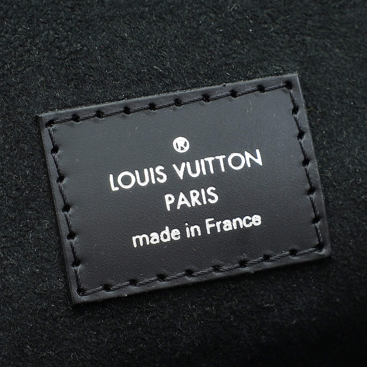 Louis Vuitton Black Cluny BB Bag w/ Initial R