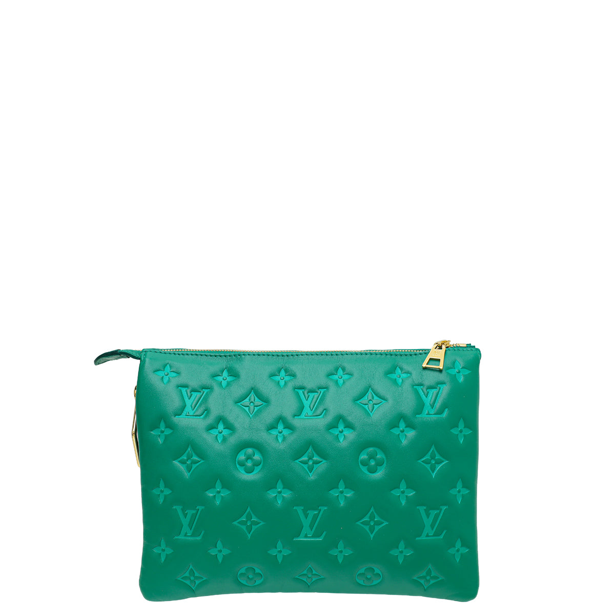 Louis Vuitton Vert Green Monogram Embossed Puffy Coussin PM Bag – The Closet