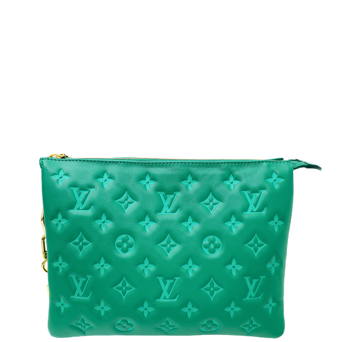Louis Vuitton Vert Green Monogram Embossed Puffy Coussin PM Bag-Louis Vuitton-THE CLOSET