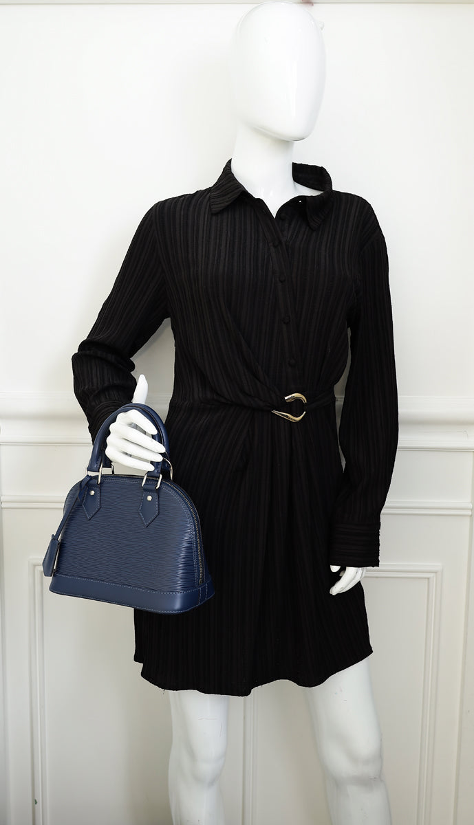 Louis Vuitton Myrtille Blue Alma BB Bag