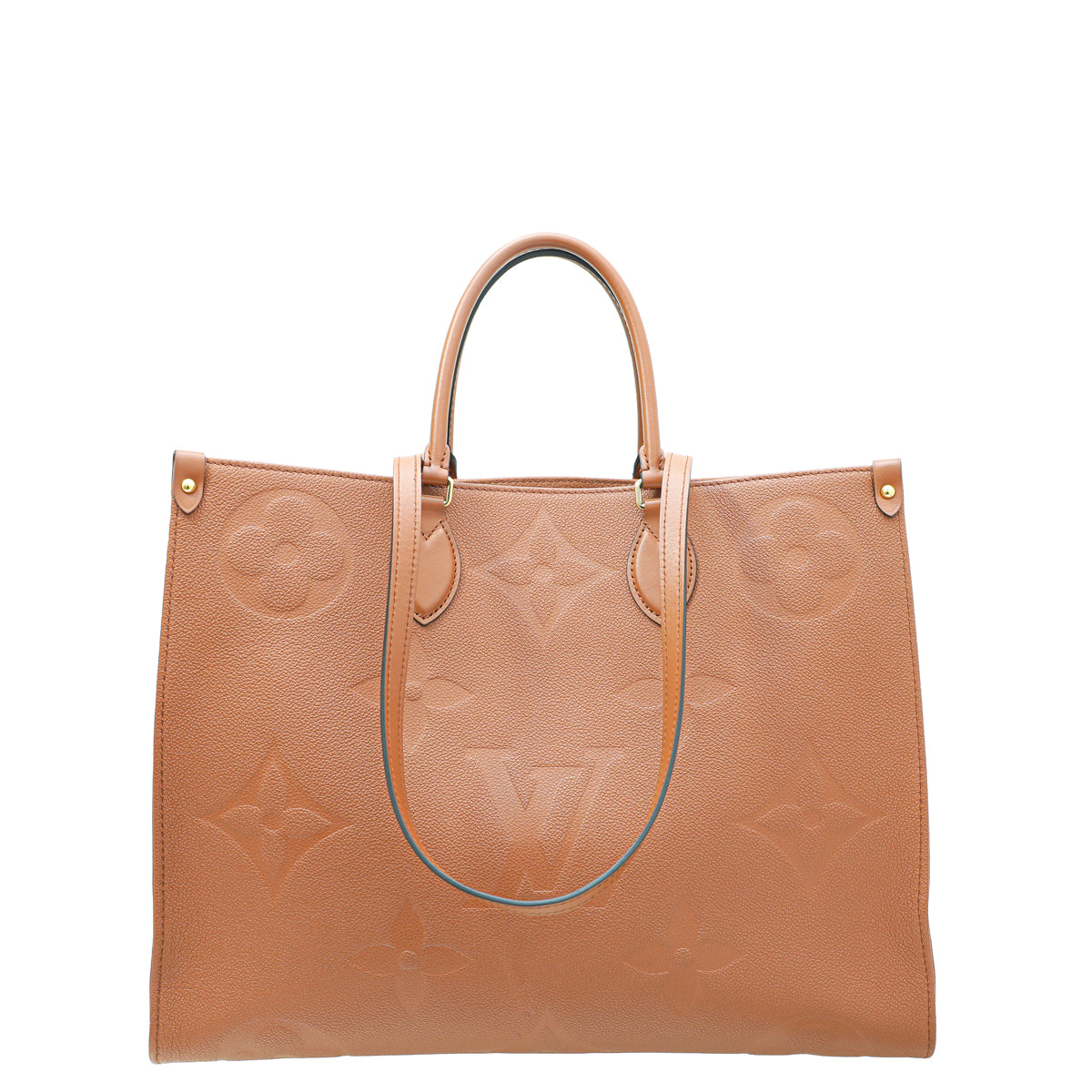 Louis Vuitton Cognac Monogram Giant Empreinte Onthego GM Bag-Louis Vuitton-THE CLOSET