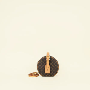 Louis Vuitton Brown Monogram Petite Boite Chapeau Bag