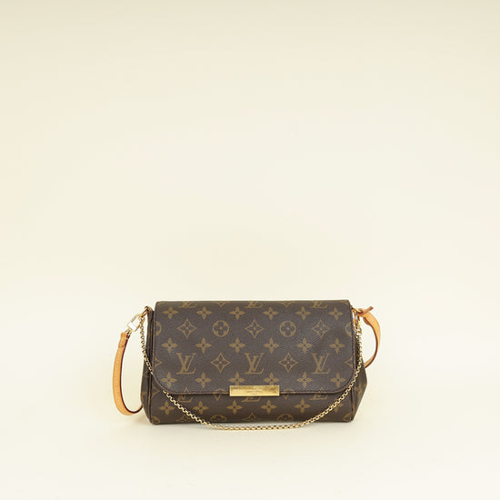 Louis Vuitton Brown Monogram Favorite MM Clutch Bag