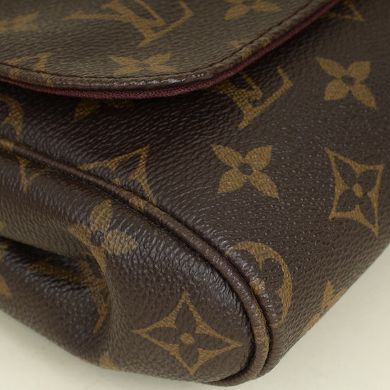 Louis Vuitton Brown Monogram Favorite MM Clutch Bag