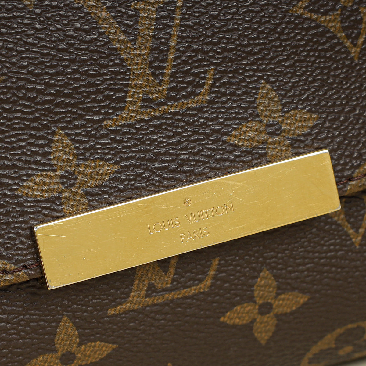 Louis Vuitton Brown Monogram Favorite MM Clutch Bag