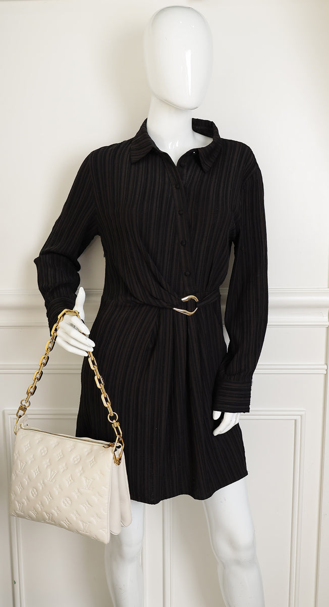 Louis Vuitton Creme Monogram Emperinte Coussin PM Bag-Louis Vuitton-THE CLOSET