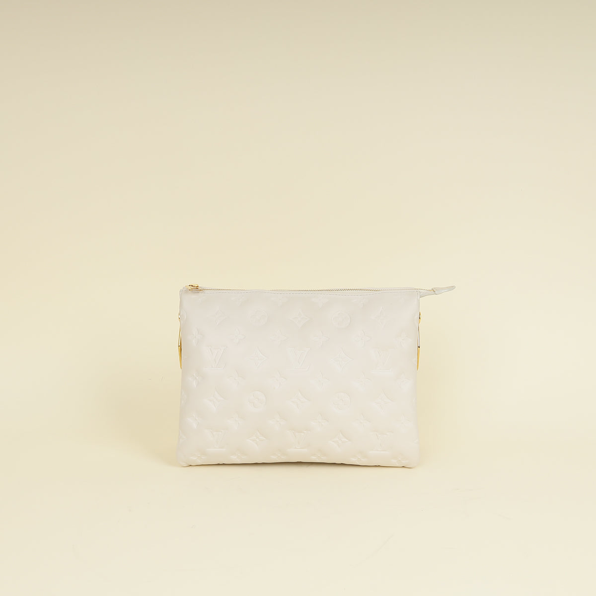 Louis Vuitton Creme Monogram Emperinte Coussin PM Bag-Louis Vuitton-THE CLOSET