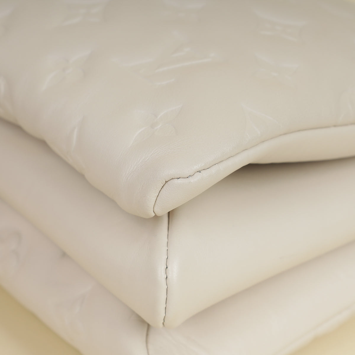 Louis Vuitton Creme Monogram Emperinte Coussin PM Bag-Louis Vuitton-THE CLOSET