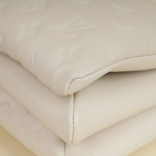 Louis Vuitton Creme Monogram Emperinte Coussin PM Bag-Louis Vuitton-THE CLOSET