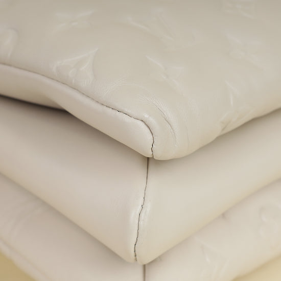 Louis Vuitton Creme Monogram Emperinte Coussin PM Bag-Louis Vuitton-THE CLOSET