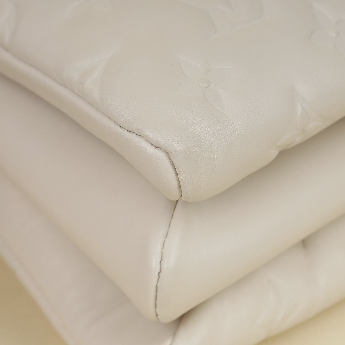 Louis Vuitton Creme Monogram Emperinte Coussin PM Bag-Louis Vuitton-THE CLOSET