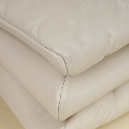 Louis Vuitton Creme Monogram Emperinte Coussin PM Bag-Louis Vuitton-THE CLOSET