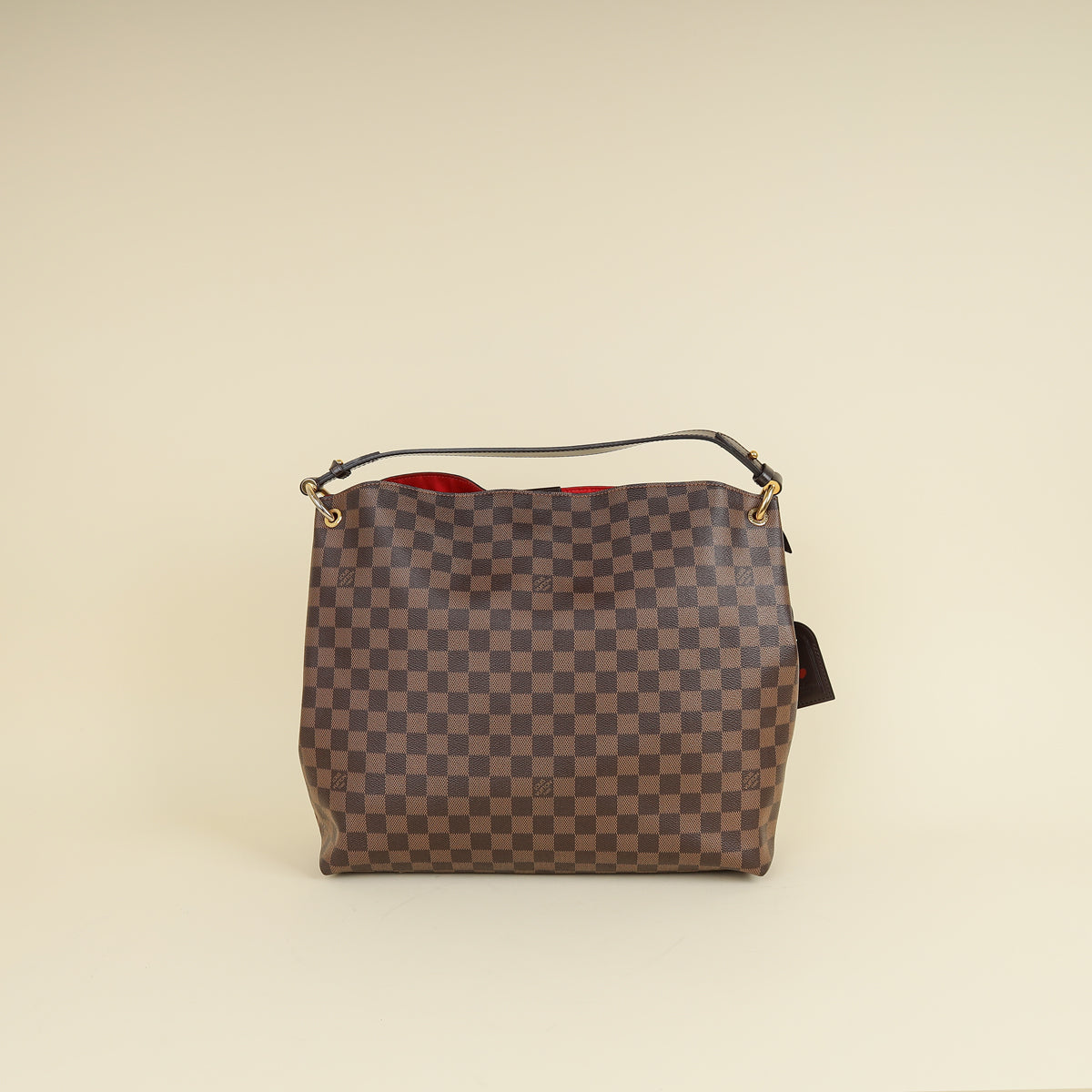 Louis Vuitton Damier Ebene Graceful MM Hobo Bag W/P Initial-Louis Vuitton-THE CLOSET