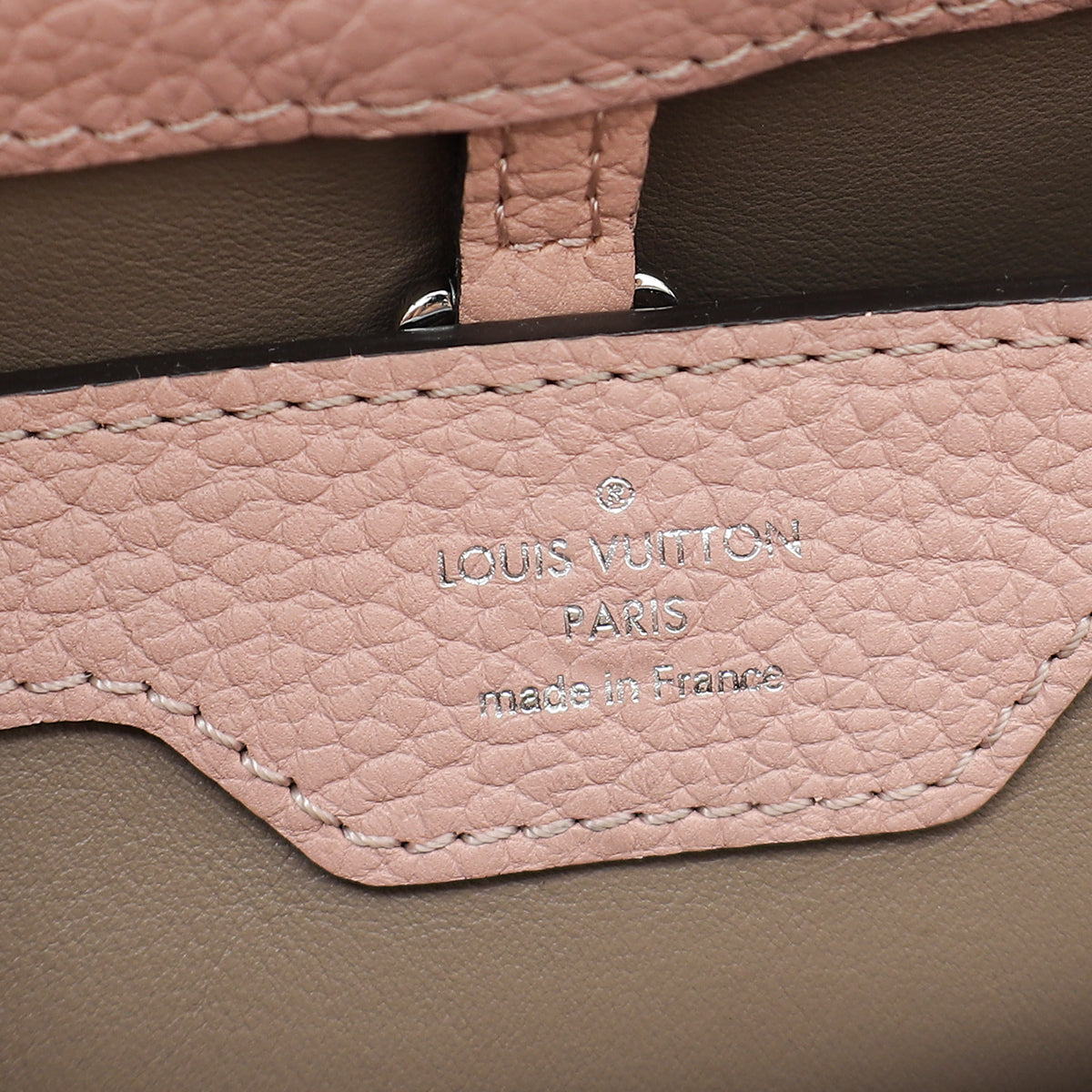 Louis Vuitton Galet Capucine MM Python Handle Bag – The Closet